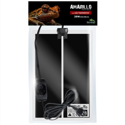 Terrario Amarillo | Mata grzewcza z termostatem 28W | 28x53cm